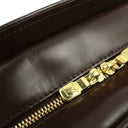 ルイヴィトン LOUIS VUITTON サリア オリゾンタル N51282 ダミエエベヌ ダミエキャンバス ハンドバッグ ゴールド金具 茶 ボストン