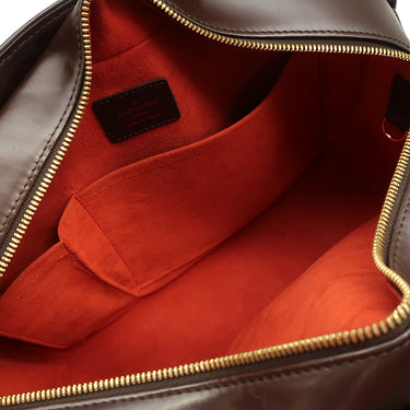 ルイヴィトン LOUIS VUITTON サリア オリゾンタル N51282 ダミエエベヌ ダミエキャンバス ハンドバッグ ゴールド金具 茶 ボストン