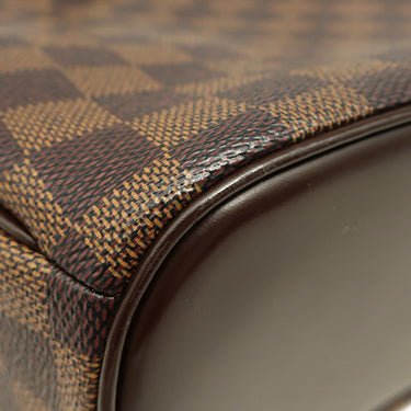 ルイヴィトン LOUIS VUITTON サリア オリゾンタル N51282 ダミエエベヌ ダミエキャンバス ハンドバッグ ゴールド金具 茶 ボストン