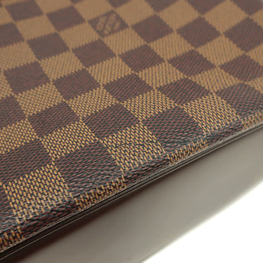 ルイヴィトン LOUIS VUITTON サリア オリゾンタル N51282 ダミエエベヌ ダミエキャンバス ハンドバッグ ゴールド金具 茶 ボストン