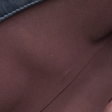 シャネル CHANEL ボーイシャネル ネイビー レザー ショルダーバッグ ガンメタル金具 紺 チェーン