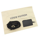 ルイヴィトン LOUIS VUITTON メッセンジャー ヴォワヤージュ M59329 ノワール グレインレザー ショルダーバッグ ブラック金具 黒 LVアエログラム