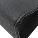 ルイヴィトン LOUIS VUITTON メッセンジャー ヴォワヤージュ M59329 ノワール グレインレザー ショルダーバッグ ブラック金具 黒 LVアエログラム