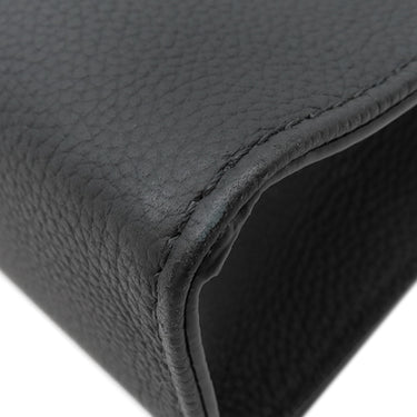 ルイヴィトン LOUIS VUITTON メッセンジャー ヴォワヤージュ M59329 ノワール グレインレザー ショルダーバッグ ブラック金具 黒 LVアエログラム