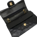 シャネル CHANEL マトラッセ 23 Wチェーン A01113 ブラック レザー ショルダーバッグ ゴールド金具 黒 ダブルフラップ ダブルチェーン