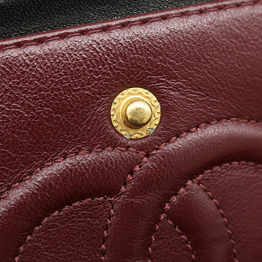 シャネル CHANEL マトラッセ 23 Wチェーン A01113 ブラック レザー ショルダーバッグ ゴールド金具 黒 ダブルフラップ ダブルチェーン