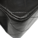 シャネル CHANEL マトラッセ 23 Wチェーン A01113 ブラック レザー ショルダーバッグ ゴールド金具 黒 ダブルフラップ ダブルチェーン