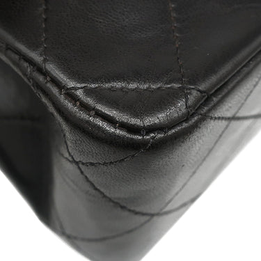 シャネル CHANEL マトラッセ 23 Wチェーン A01113 ブラック レザー ショルダーバッグ ゴールド金具 黒 ダブルフラップ ダブルチェーン