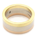 カルティエ Cartier スリーカラー ダイヤ ホワイトゴールドXイエローゴールドXピンクゴールド K18WG K18YG K18PG ダイヤモンド #52(JP12) リング 指輪 3カラー 750 18金 10号