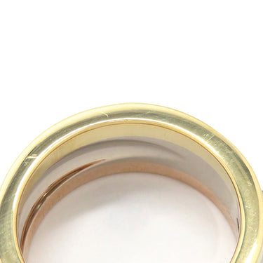 カルティエ Cartier スリーカラー ダイヤ ホワイトゴールドXイエローゴールドXピンクゴールド K18WG K18YG K18PG ダイヤモンド #52(JP12) リング 指輪 3カラー 750 18金 10号