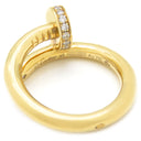 カルティエ Cartier ジュストアンクル ダイヤ B4216949 イエローゴールド K18YG ダイヤモンド #49(JP9) リング 指輪 750 JUSTE UN CLOU