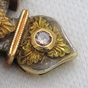 カッツァニーガ CAZZANIGA ルビー クロス ペンダント イエローゴールドXホワイトゴールド K18YG K18WG ルビー ダイヤモンド ネックレス 十字架モチーフ