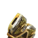 カッツァニーガ CAZZANIGA ルビー クロス ペンダント イエローゴールドXホワイトゴールド K18YG K18WG ルビー ダイヤモンド ネックレス 十字架モチーフ