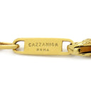 カッツァニーガ CAZZANIGA ルビー クロス ペンダント イエローゴールドXホワイトゴールド K18YG K18WG ルビー ダイヤモンド ネックレス 十字架モチーフ