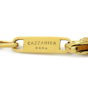 カッツァニーガ CAZZANIGA ルビー クロス ペンダント イエローゴールドXホワイトゴールド K18YG K18WG ルビー ダイヤモンド ネックレス 十字架モチーフ