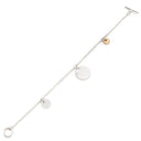 エルメス HERMES エクスリブリス PM シルバーXピンクゴールド シルバー925 K18PG SH ブレスレット SV925 Au750 K18PG