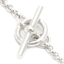 エルメス HERMES エクスリブリス PM シルバーXピンクゴールド シルバー925 K18PG SH ブレスレット SV925 Au750 K18PG