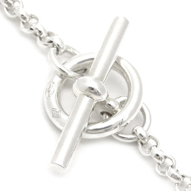 エルメス HERMES エクスリブリス PM シルバーXピンクゴールド シルバー925 K18PG SH ブレスレット SV925 Au750 K18PG