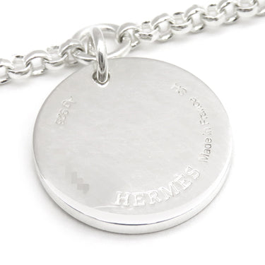 エルメス HERMES エクスリブリス PM シルバーXピンクゴールド シルバー925 K18PG SH ブレスレット SV925 Au750 K18PG