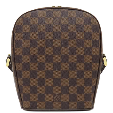 ルイヴィトン LOUIS VUITTON イパネマ PM N51294 ダミエエベヌ ダミエキャンバス ショルダーバッグ ゴールド金具 茶 斜め掛け