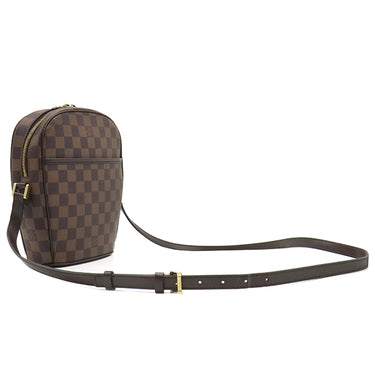 ルイヴィトン LOUIS VUITTON イパネマ PM N51294 ダミエエベヌ ダミエキャンバス ショルダーバッグ ゴールド金具 茶 斜め掛け