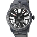 腕時計 ロジェデュブイ ROGER DUBUIS エクスカリバー42 カーボン DBEX0509 自動巻き メンズ スモセコ ブラック ローマン