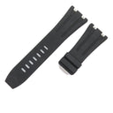 オーデマピゲ AUDEMARS PIGUET ロイヤルオーク用 ラバーバンド ブラック ラバー 腕時計パーツ 新品未使用 純正 替え ベルト ストラップ 30mm ブラック 黒