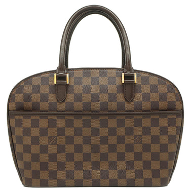 ルイヴィトン LOUIS VUITTON サリア オリゾンタル N51282 ダミエエベヌ ダミエキャンバス ハンドバッグ ゴールド金具 茶 ボストン