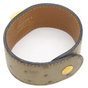 エルメス HERMES メドール ベージュ オーストリッチ GP 14038 ブレスレット ゴールド金具