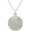 エルメス HERMES エクスリブリス MM ロングネックレス シルバーXピンクゴールド K18PG シルバー925 ネックレス