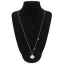 エルメス HERMES エクスリブリス MM ロングネックレス シルバーXピンクゴールド K18PG シルバー925 ネックレス