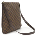 ルイヴィトン LOUIS VUITTON ミュゼット N51302 ダミエエベヌ ダミエキャンバス ショルダーバッグ ゴールド金具 茶