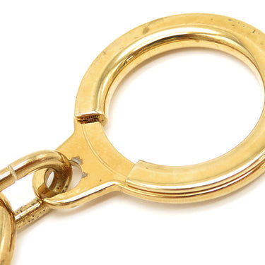 ルイヴィトン LOUIS VUITTON アノクレ キーリング M62694 ゴールド GP キーホルダー