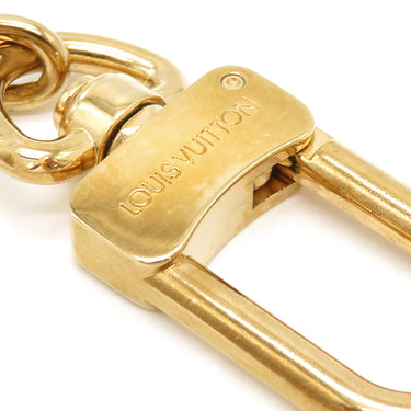 ルイヴィトン LOUIS VUITTON アノクレ キーリング M62694 ゴールド GP キーホルダー