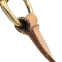 セリーヌ CELINE マカダム ブラウン PVC レザー ショルダーバッグ ゴールド金具 茶