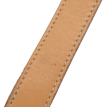 セリーヌ CELINE マカダム ブラウン PVC レザー ショルダーバッグ ゴールド金具 茶