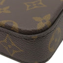 ルイヴィトン LOUIS VUITTON ポシェット フェリシー M81896 フューシャ モノグラムキャンバス チェーンウォレット ゴールド金具 茶 チェーンショルダー クロスボディ