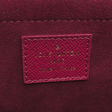 ルイヴィトン LOUIS VUITTON ポシェット フェリシー M81896 フューシャ モノグラムキャンバス チェーンウォレット ゴールド金具 茶 チェーンショルダー クロスボディ