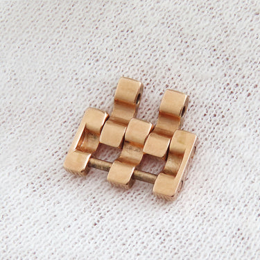 カルティエ Cartier パンテール SM用 コマ ピンクゴールド K18PG 腕時計パーツ 純正 1コマ K18PG 駒 5連 バネ棒 ベルト ブレス バンド 替え 12mm ピンクゴールド