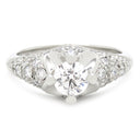 ブルガリ BVLGARI コロナ ダイヤリング プラチナシルバー Pt950 ダイヤモンド 14038 リング 指輪 パヴェダイヤ　 8号