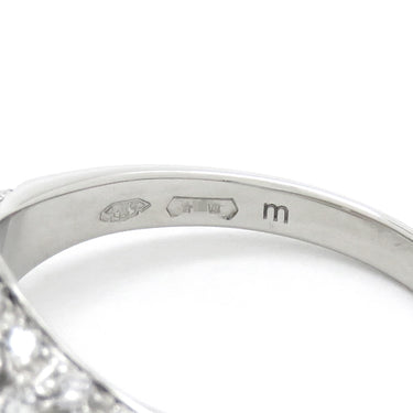 ブルガリ BVLGARI コロナ ダイヤリング プラチナシルバー Pt950 ダイヤモンド 14038 リング 指輪 パヴェダイヤ　 8号