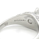 ブルガリ BVLGARI コロナ ダイヤリング プラチナシルバー Pt950 ダイヤモンド 14038 リング 指輪 パヴェダイヤ　 8号