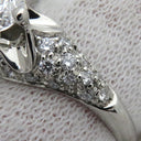 ブルガリ BVLGARI コロナ ダイヤリング プラチナシルバー Pt950 ダイヤモンド 14038 リング 指輪 パヴェダイヤ　 8号