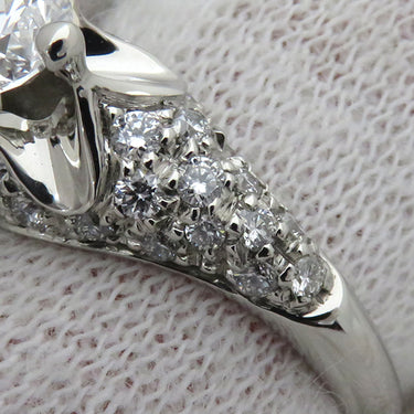 ブルガリ BVLGARI コロナ ダイヤリング プラチナシルバー Pt950 ダイヤモンド 14038 リング 指輪 パヴェダイヤ　 8号