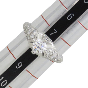 ブルガリ BVLGARI コロナ ダイヤリング プラチナシルバー Pt950 ダイヤモンド 14038 リング 指輪 パヴェダイヤ　 8号