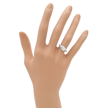 ブルガリ BVLGARI コロナ ダイヤリング プラチナシルバー Pt950 ダイヤモンド 14038 リング 指輪 パヴェダイヤ　 8号