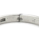 ノンブランド NON BRAND エメラルド ダイヤモンド リング プラチナシルバー Pt エメラルド ダイヤモンド リング 指輪 グリーン 緑 Pm 10.5号