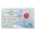 ノンブランド NON BRAND 珊瑚 ダイヤ イエローゴールド K18YG 珊瑚 ペンダントトップ 赤 サンゴ