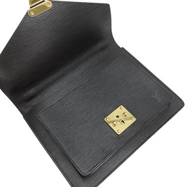 ルイヴィトン LOUIS VUITTON モンソー M52122 ブラック エピレザー 2WAYバッグ ゴールド金具 黒 ハンドバッグ ショルダー