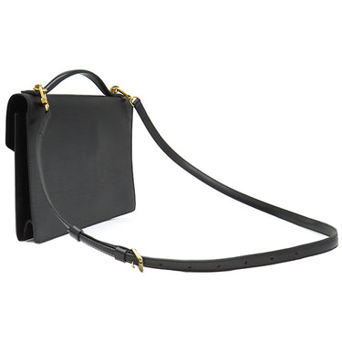 ルイヴィトン LOUIS VUITTON モンソー M52122 ブラック エピレザー 2WAYバッグ ゴールド金具 黒 ハンドバッグ ショルダー
